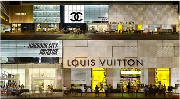 Trung tâm mua sắm Harbour City tại Cửu Long - Hồng Kông