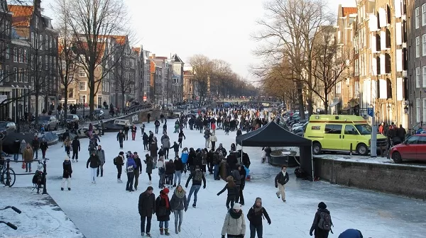 Mùa đông ở Hà Lan mang vẻ đẹp riêng biệt