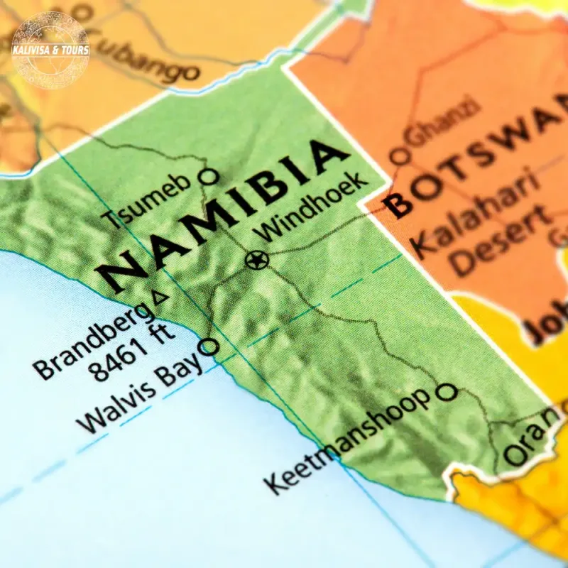 Việt Nam có được miễn thị thực Namibia 