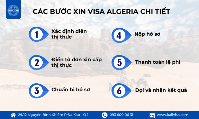 Thủ tục xin visa Algeria Thủ tục xin visa Algeria