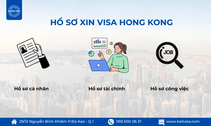 Hồ sơ xin visa Hong Kong Hồ sơ xin visa Hong Kong
