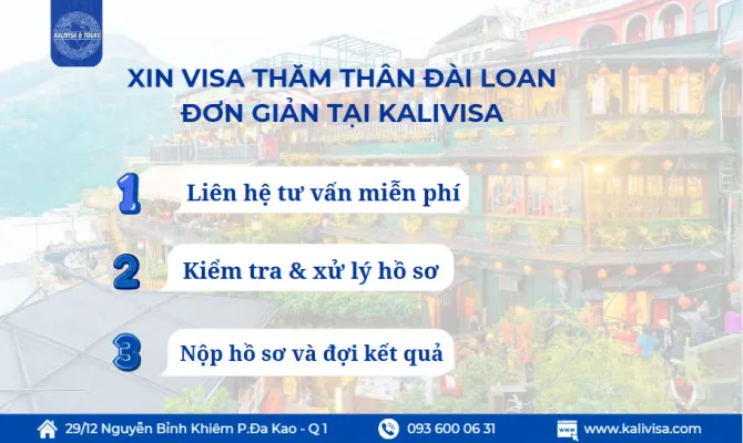 KALIVISA - Dịch vụ làm visa Đài Loan trọn gói, uy tín hàng đầu
