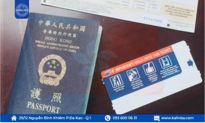 Hồ sơ xin visa công tác HongKong