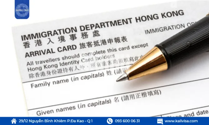 Hồ sơ cần chuẩn bị khi xin Evisa HongKong