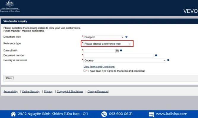 Kiểm tra tình trạng visa Úc online 