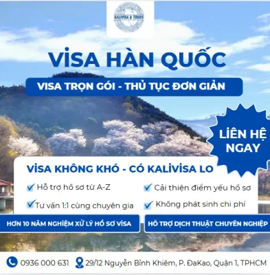KALIVISA - Dịch vụ làm visa hàn quốc 10 năm uy tín tại TPHCM