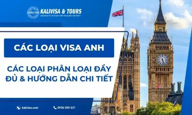 Các Loại Visa Anh: Phân Loại Đầy Đủ & Hướng Dẫn Xin Chi Tiết