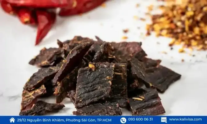 Kangaroo jerky – khô thịt kangaroo đặc trưng Úc