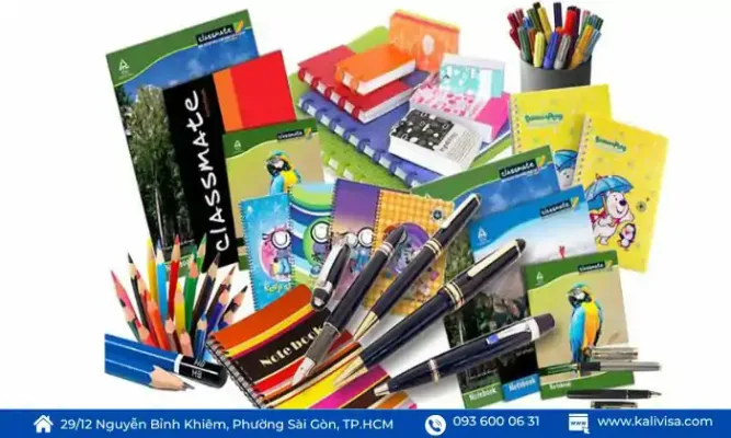 Sản phẩm sách và dụng cụ học tập của Úc 