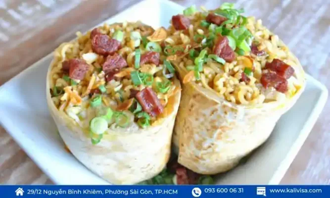 Ramen Burrito – Sự Kết Hợp Sáng Tạo Của Ẩm Thực Đường Phố Mỹ