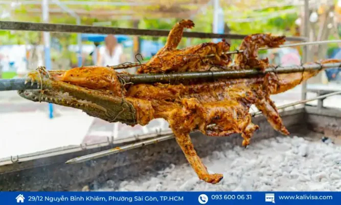 Cá sấu nướng Cá sấu nướng